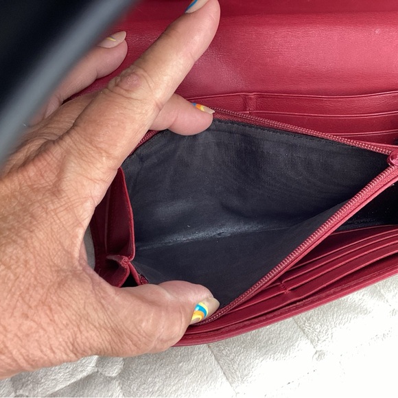 Gucci Heart monogram canvas long wallet with red leather trim - Picture 6 of 15